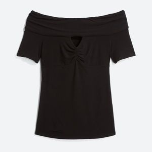 Mixed Threads Reiko Off the Shoulder Knit Top